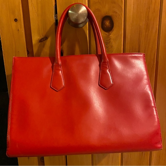 Express Women’s Red Purse with Spacious Sections - Picture 10 of 13